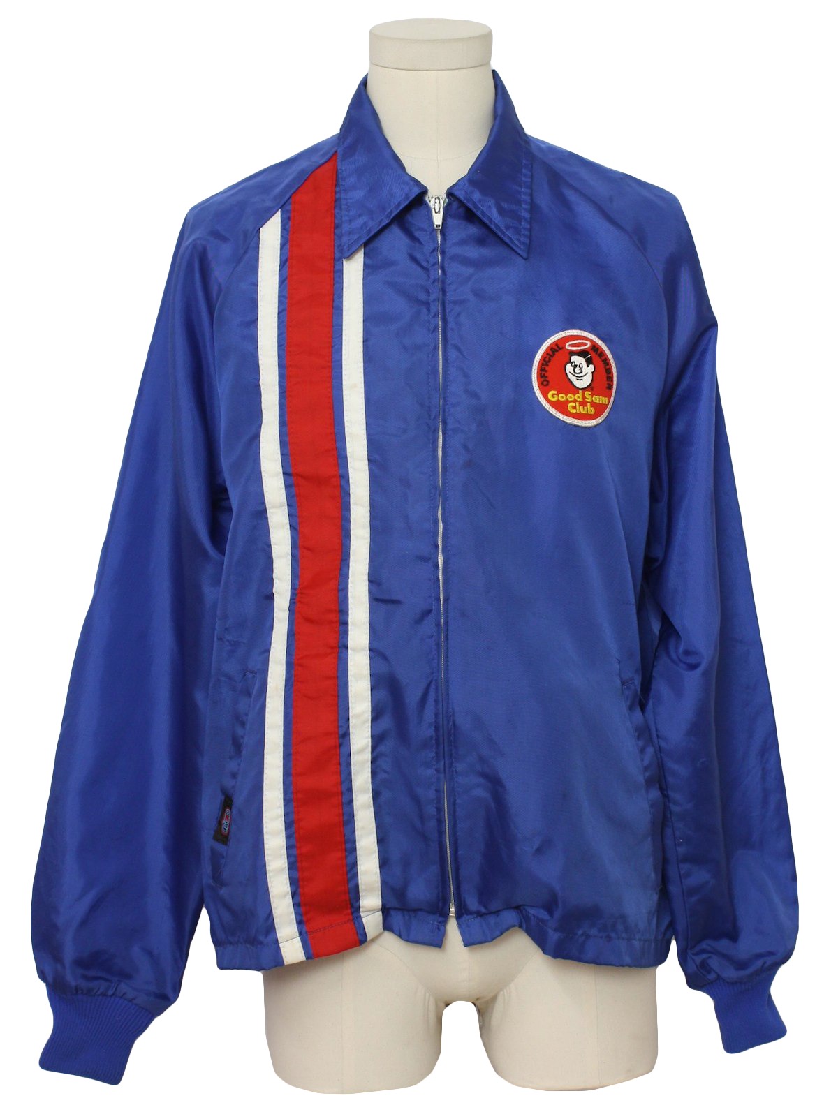 Retro 1970's Jacket (Crown) : 70s -Crown- Mens sapphire blue, red and ...