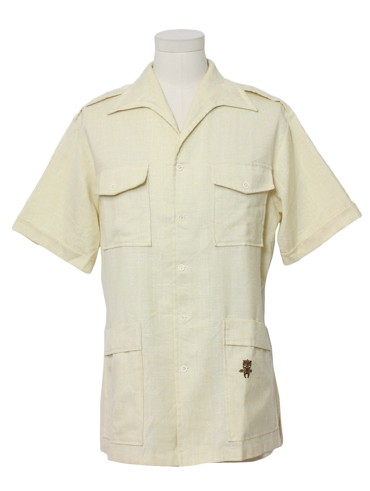 safari field shirt with epaulets