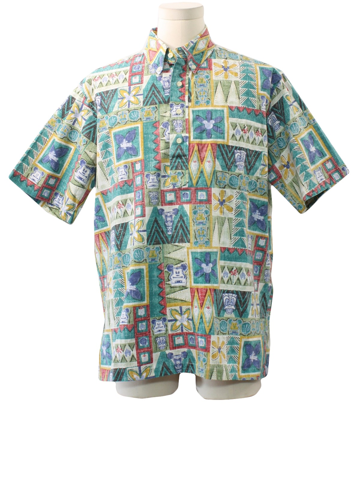 mens disney hawaiian shirt