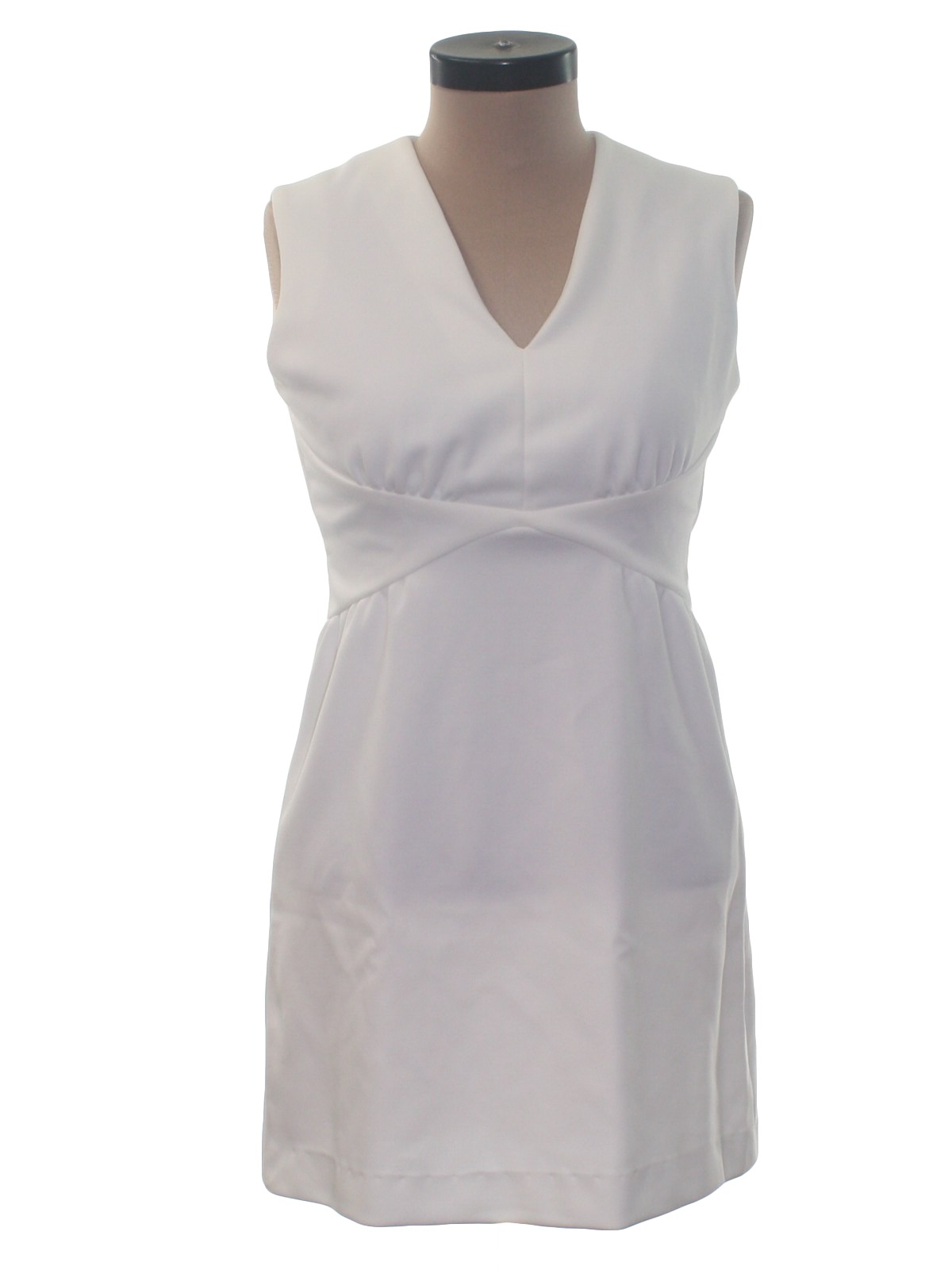 70s Vintage Ann Edwards Dress: 70s -Ann Edwards- Womens winter white ...