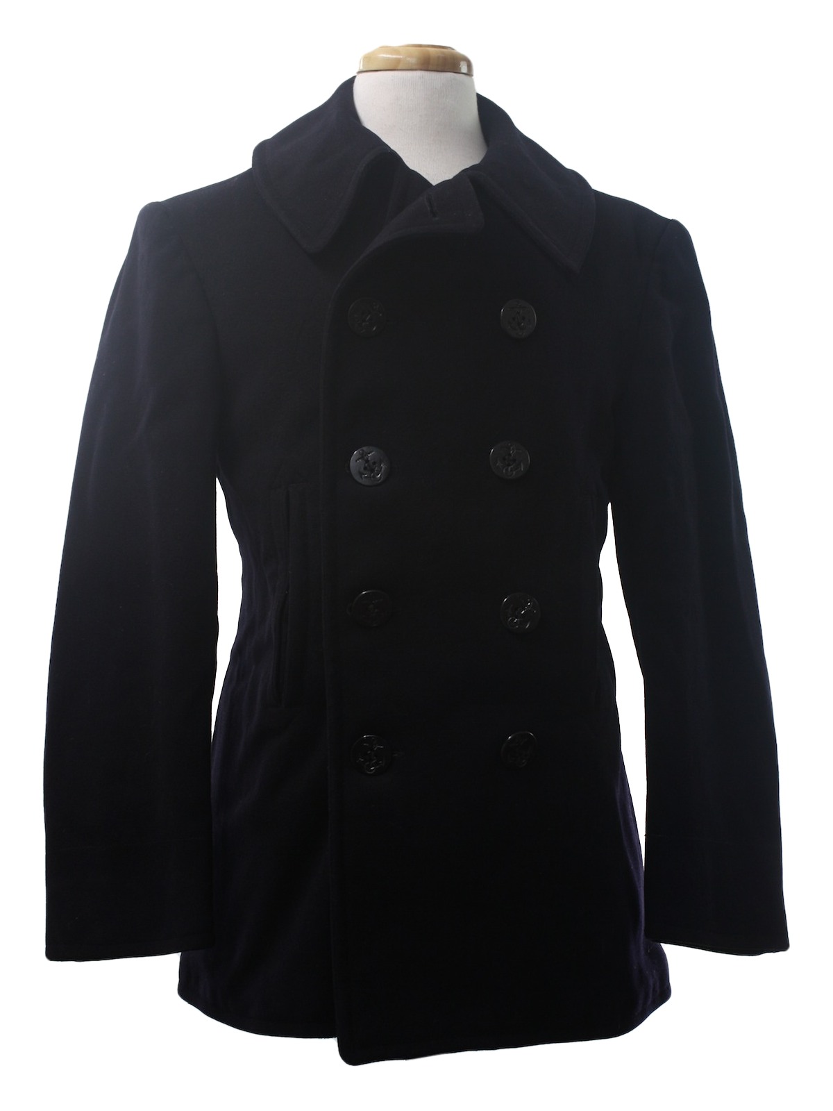 40s Retro Jacket: 40s -Naval Clothing Factory- Mens midnight blue wool ...