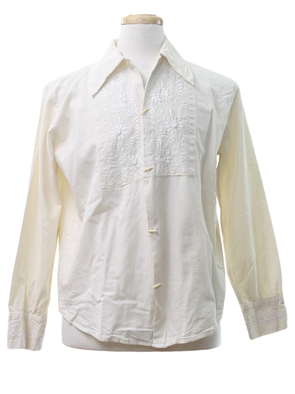 70s Retro Hippie Shirt: 70s -Missing Label- Unisex off white background ...