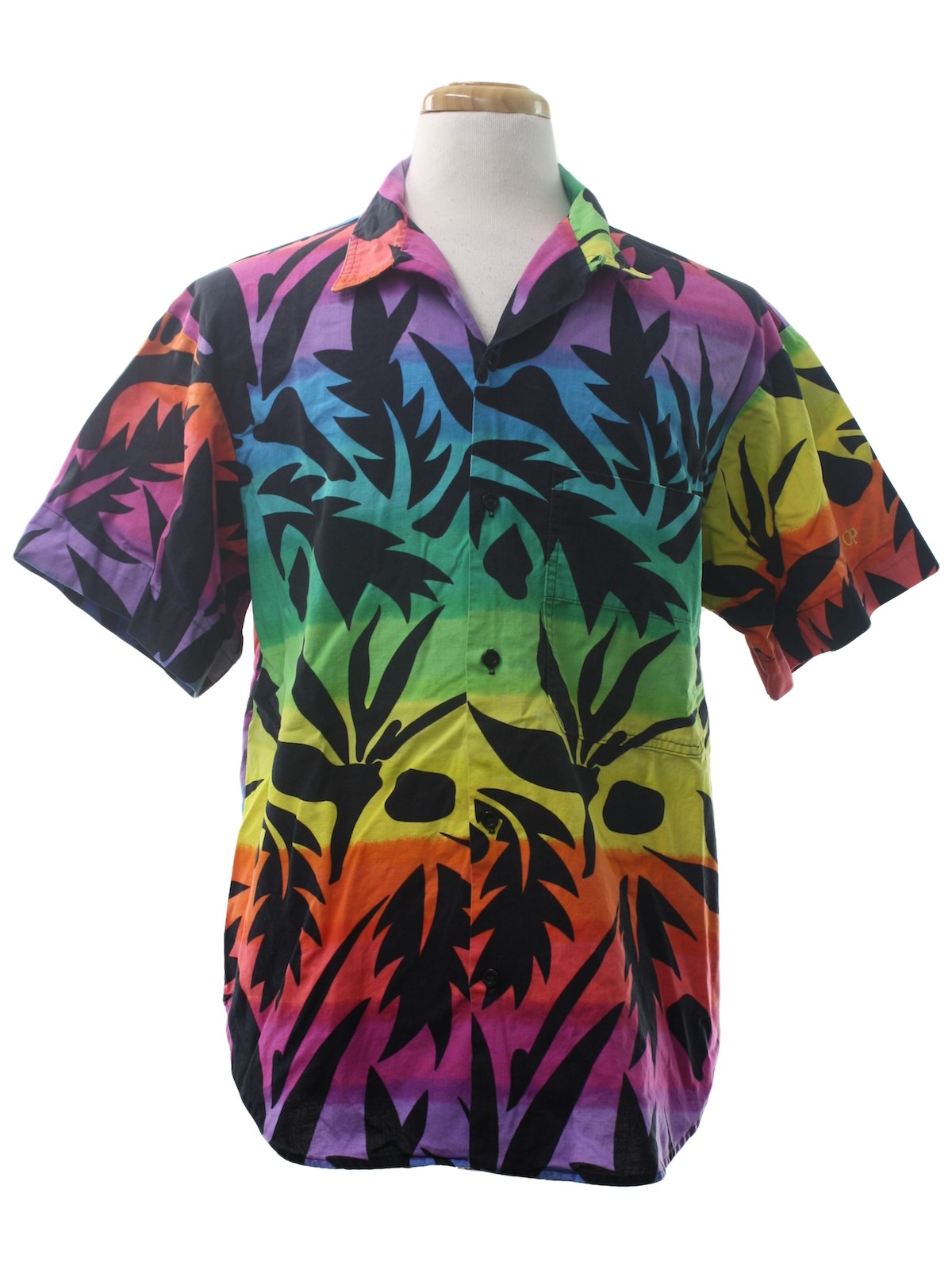Retro 80's Hawaiian Shirt: Late 80s or early 90s -OP- Mens multi ...