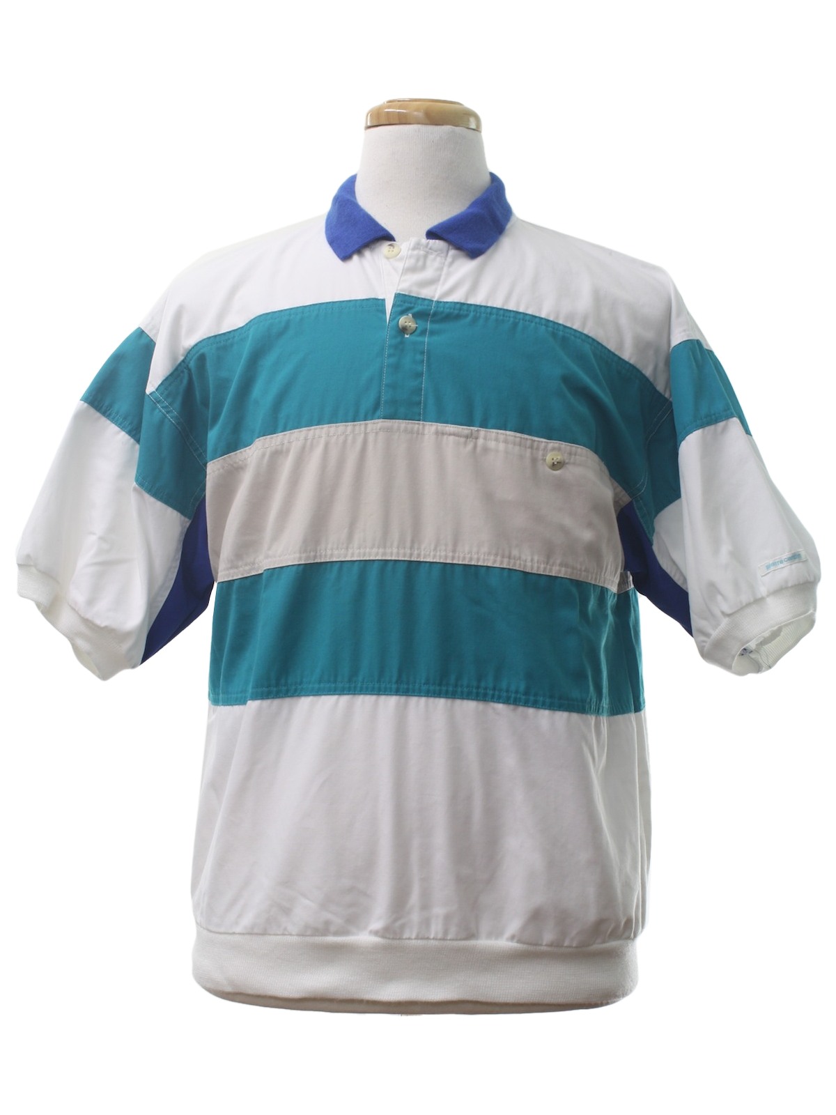 80s Retro Shirt: 80s -Pierre Cardin- Mens white background cotton ...