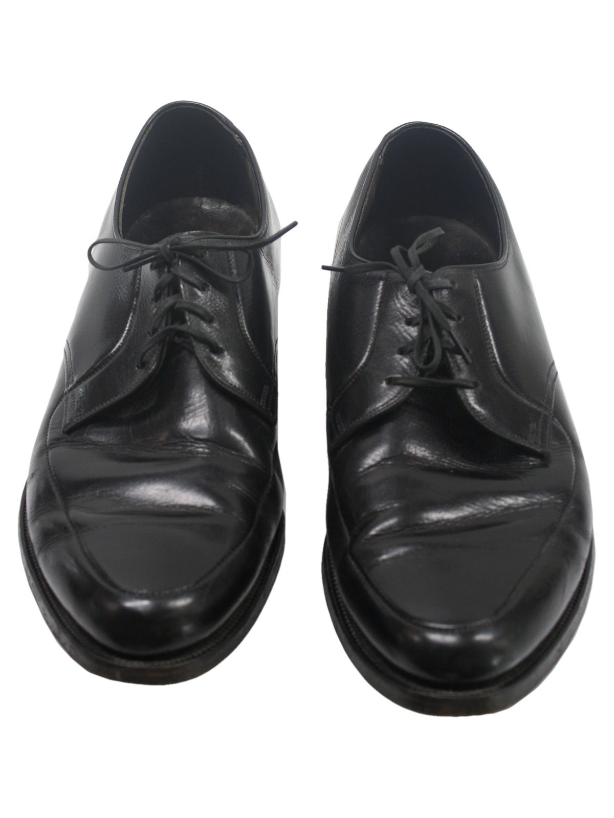 1960s Vintage Shoes: 60s -Massagic- Mens black smooth leather mod ...