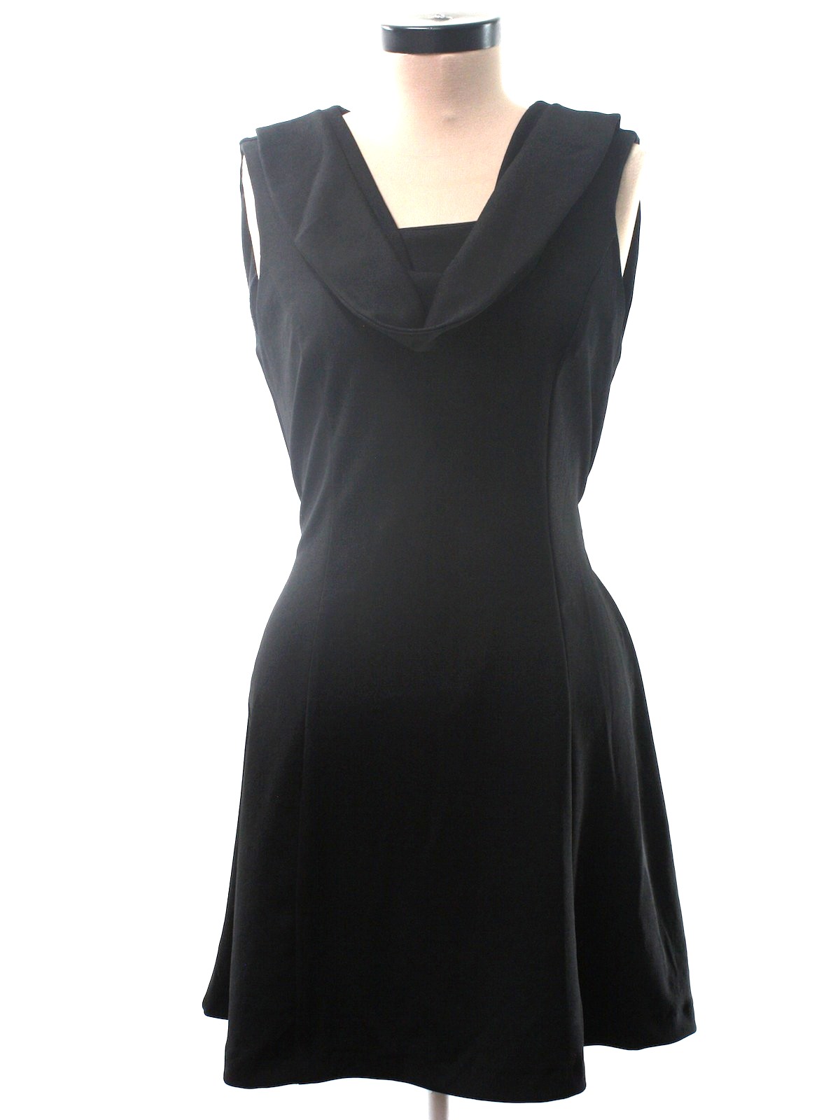 Retro Nineties Cocktail Dress: 90s -Tuxedo Wholesaler- Womens black ...