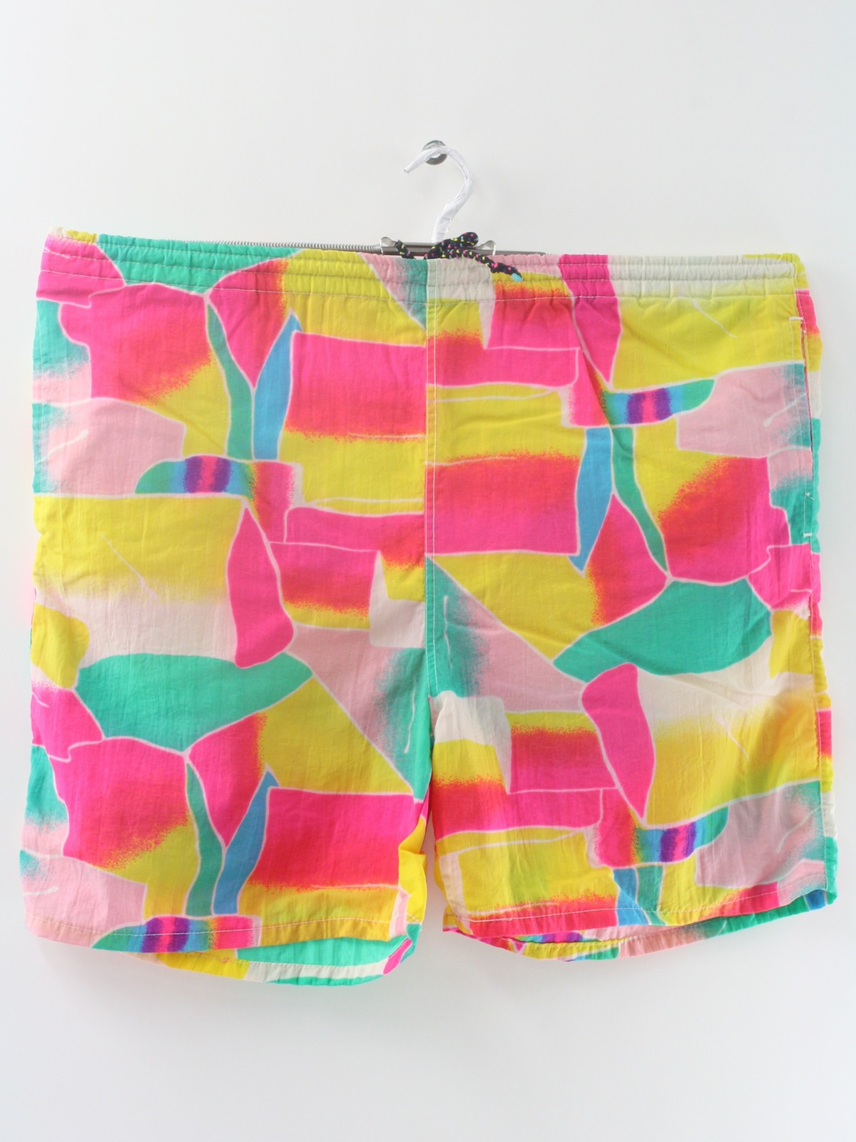 Eighties Missing Label Shorts: 80s -Missing Label- Mens yellow, shaded ...