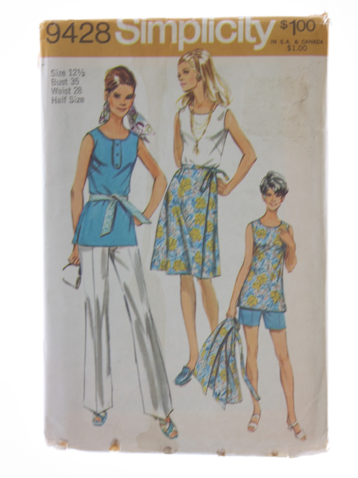 1970s Simplicity Pattern No. 9428 Sewing Pattern: 70s -Simplicity ...