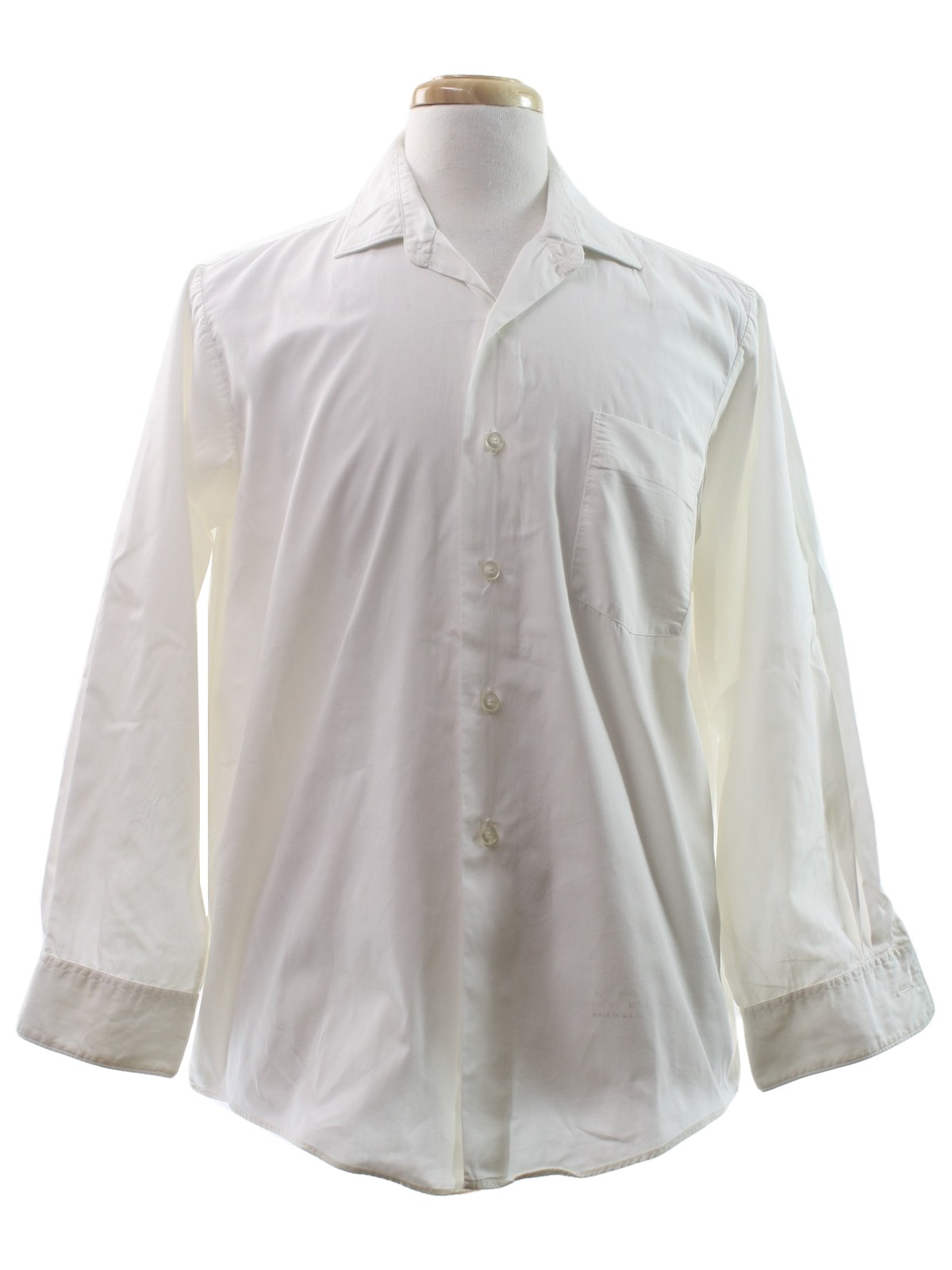 60s Vintage Towncraft Wash N Wear Shirt: Early 60s -Towncraft Wash N ...