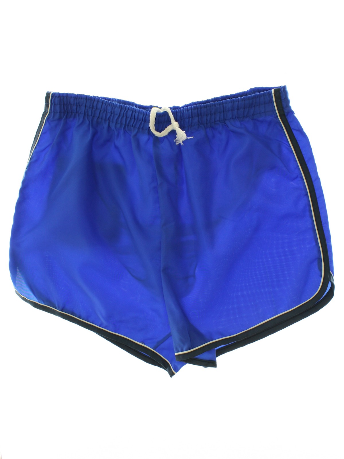 Vintage 1980's Swimsuit/Swimwear: 80s -Haband- Mens blue background ...