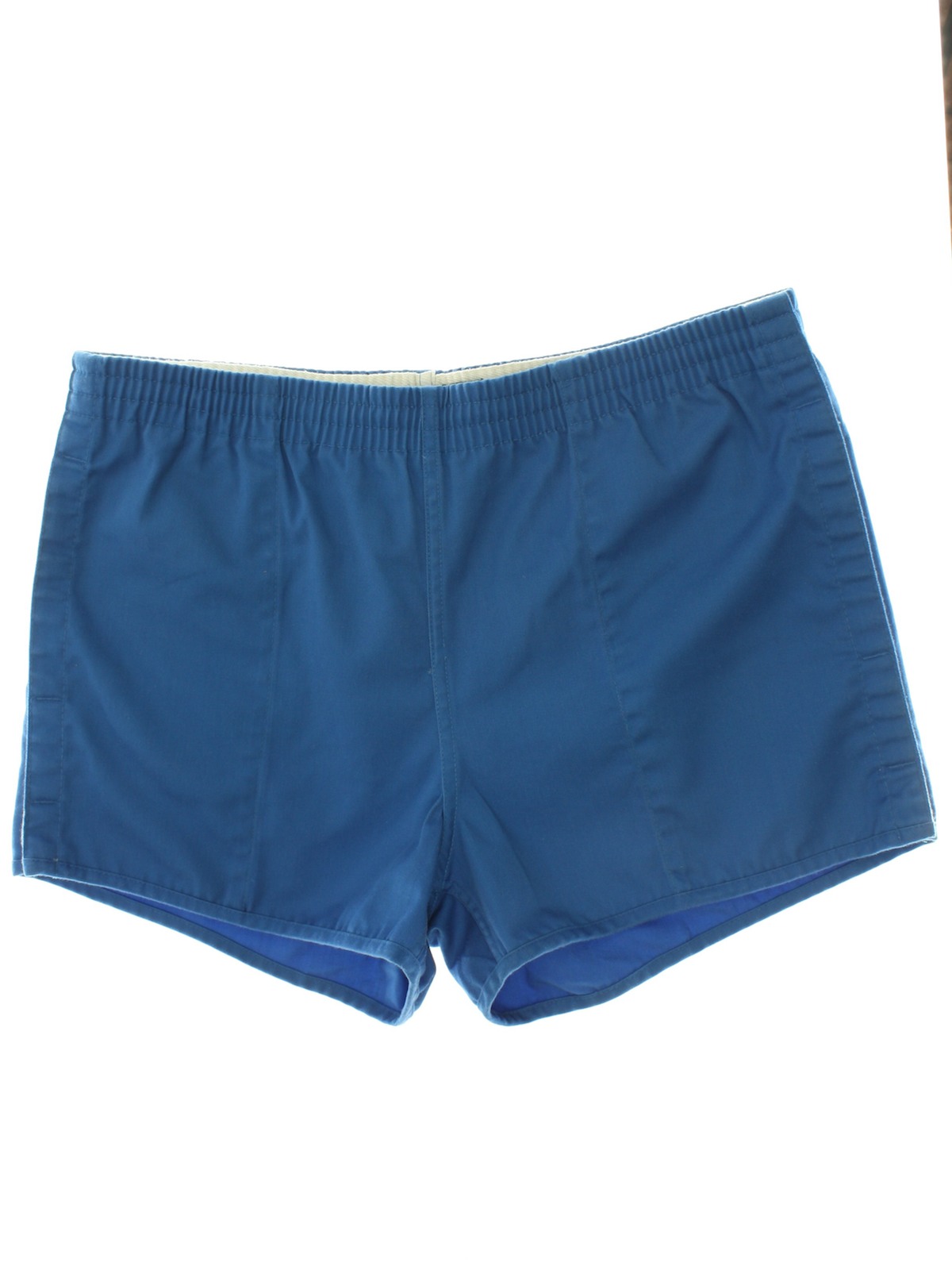 Vintage 1980's Shorts: 80s -Pro Celebrity- Mens blue background cotton ...