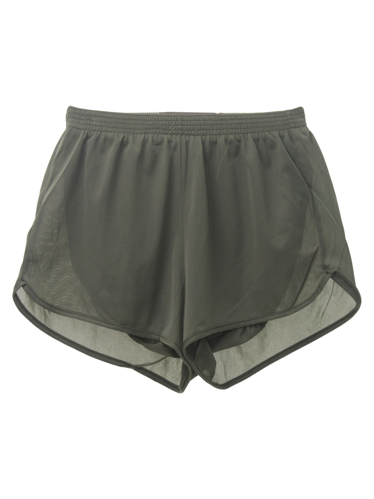 90's Vintage Shorts: 90s -MX3- Mens army green background nylon on ...
