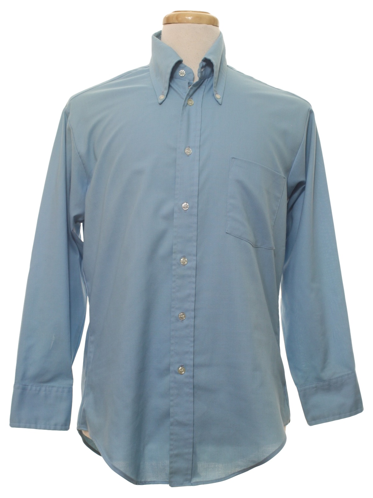 Retro Seventies Shirt: Late 70s -Sears Mens Store- Mens powder blue ...