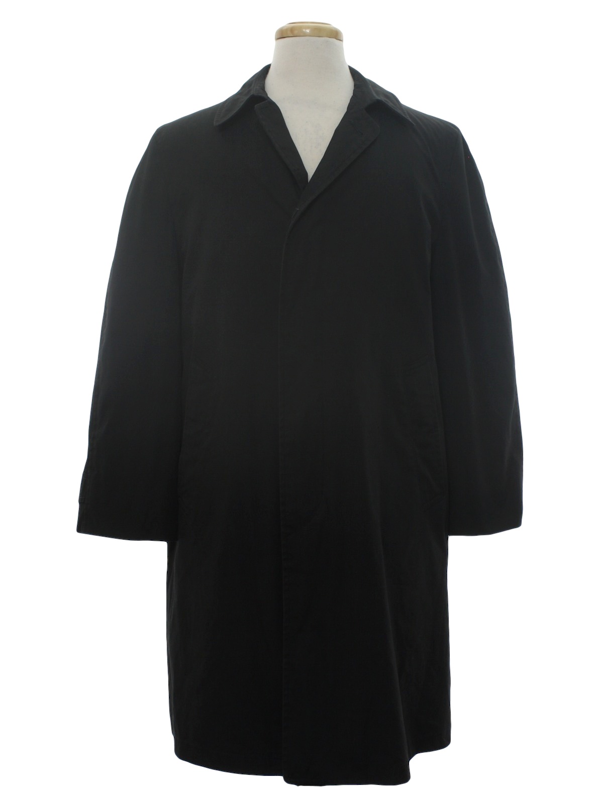 Retro 1960's Jacket (London Fog) : 60s -London Fog- Mens black cotton ...