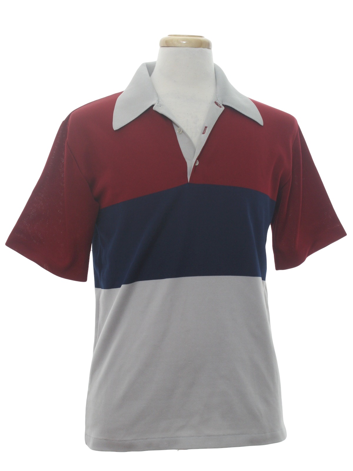 70s Vintage Arnold Palmer Shirt: 70s -Arnold Palmer- Mens wine, navy ...
