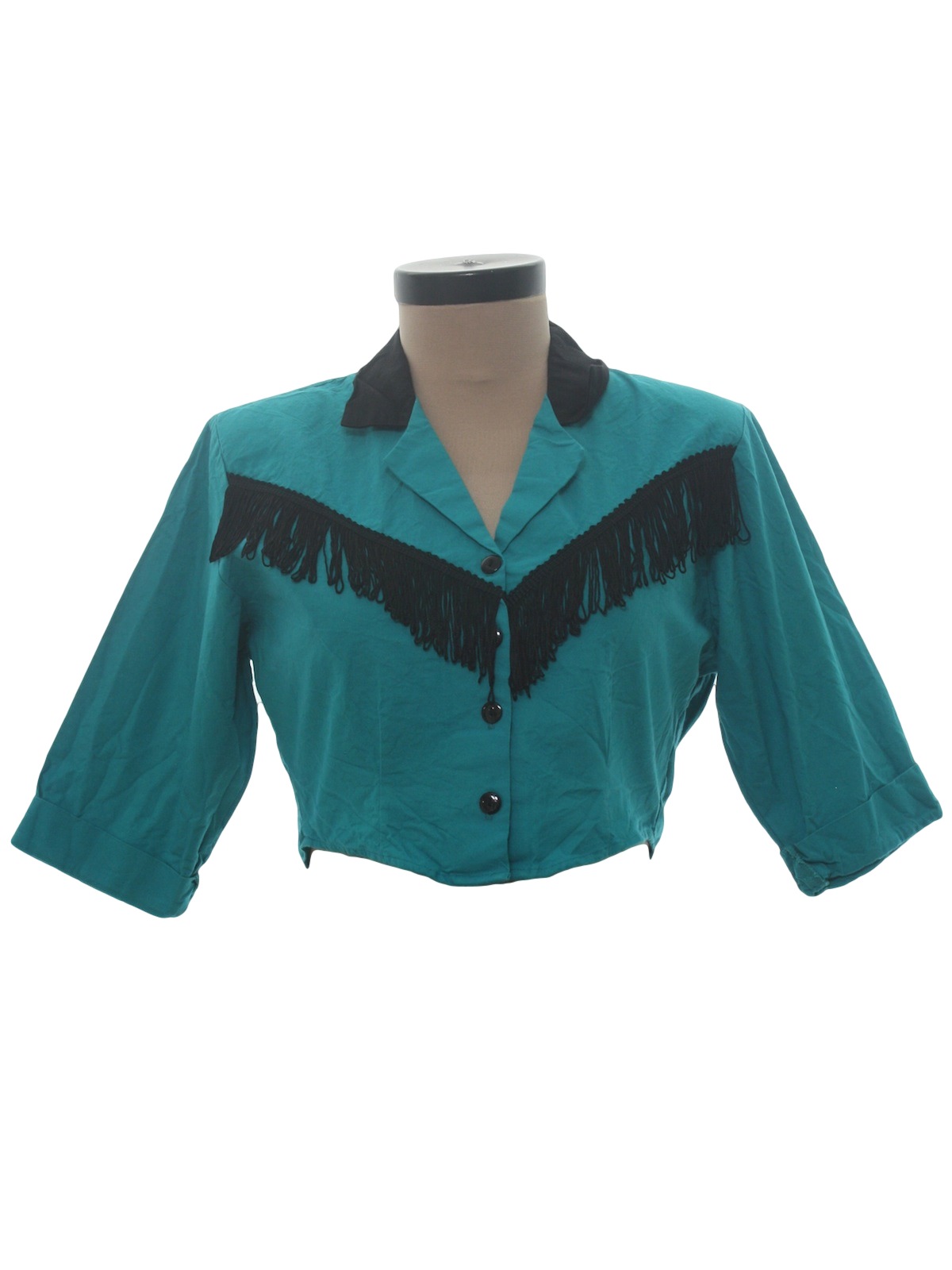 cropped western shirt