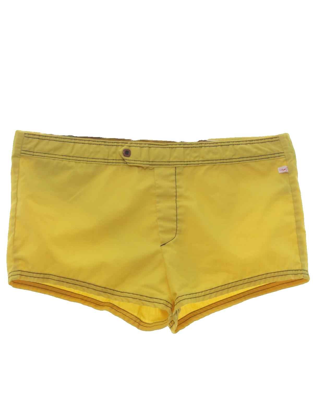 Vintage 1960's Swimsuit/Swimwear: 60s -Jantzen- Mens bright yellow ...