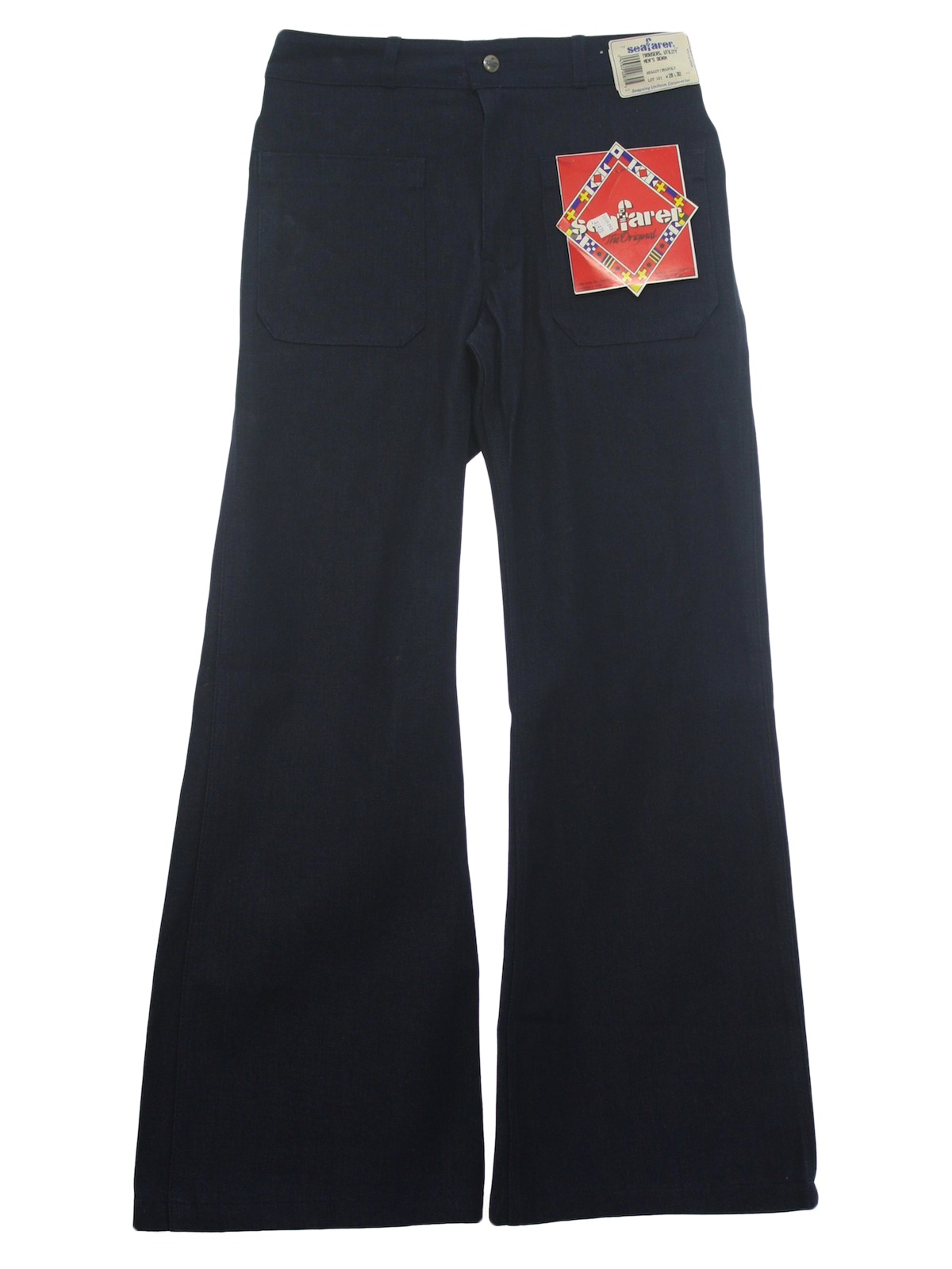 Retro 70's Bellbottom Pants: 70s style -Seafarer- Unisex (made for