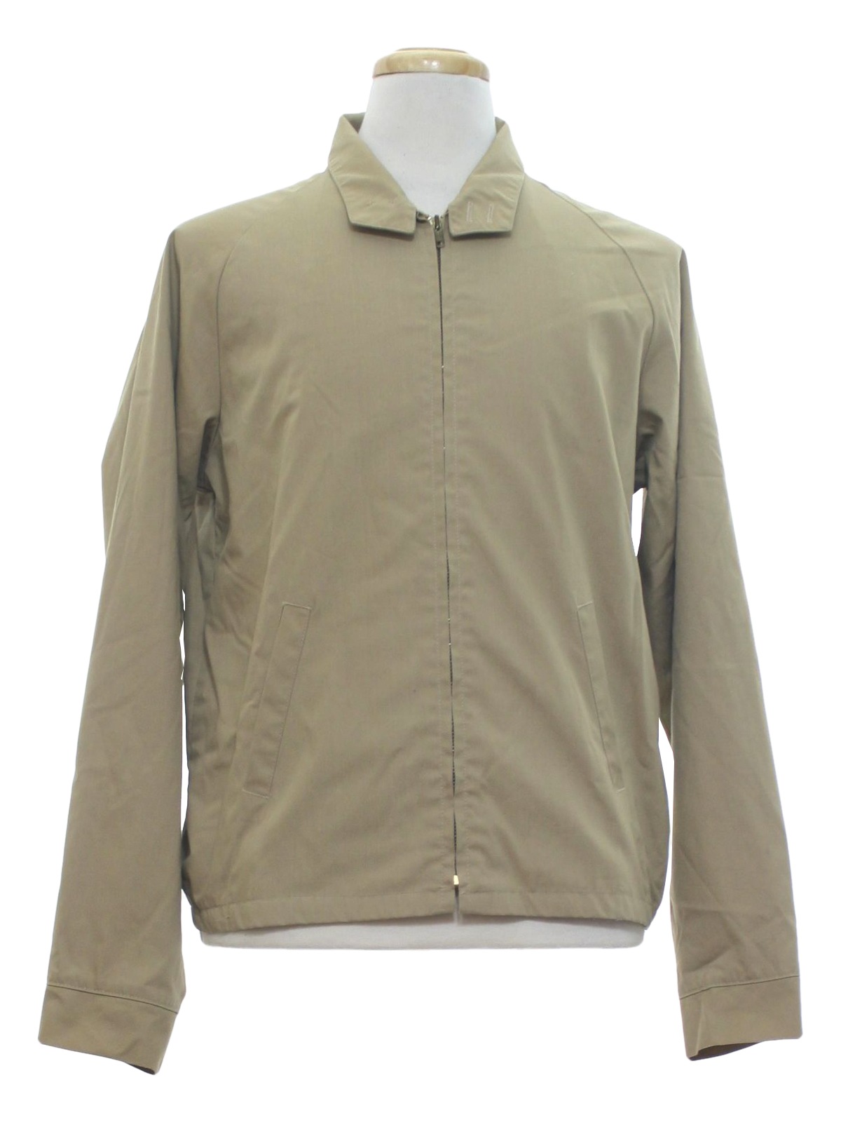 1970s Vintage Jacket: 70s -Sears Sportswear- Mens khaki tan, blended ...
