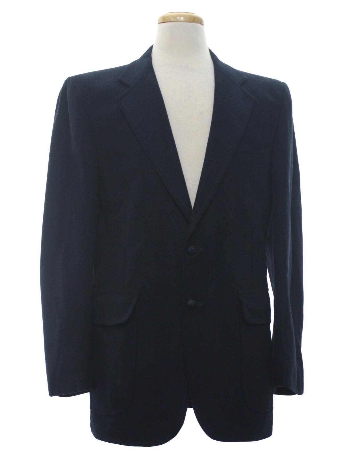 1970s Vintage Jacket: 70s -The Mans Shop Penneys- Mens navy blue ...