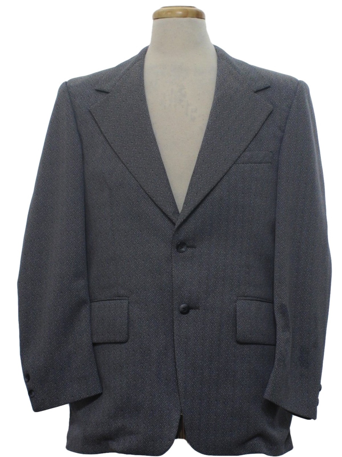 70's Vintage Jacket: 70s -Andhurst Belk0- Mens navy blue and white ...