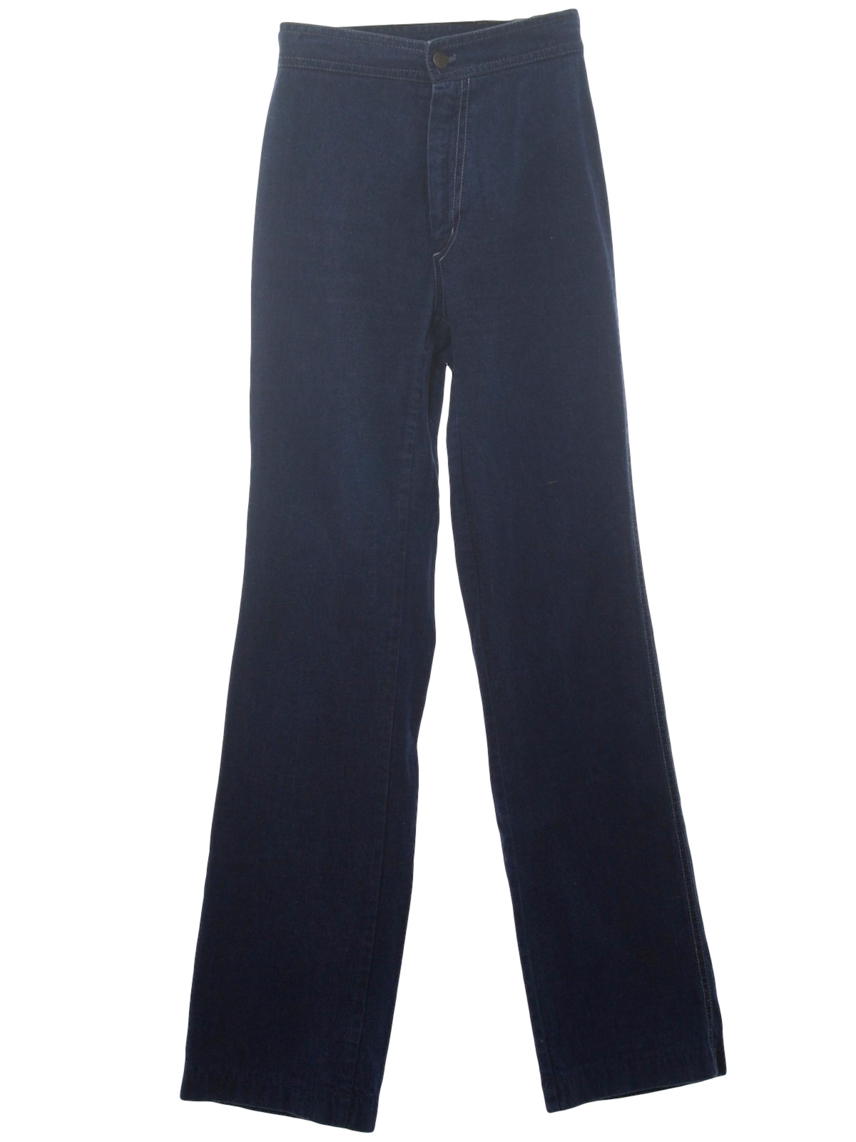 Vintage City Girl 1980s Pants: 80s -City Girl- Womens dark blue cotton ...