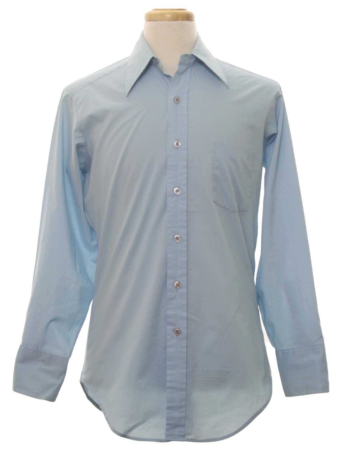 Retro 1970's Shirt (Sears) : 70s -Sears- Mens light blue background ...