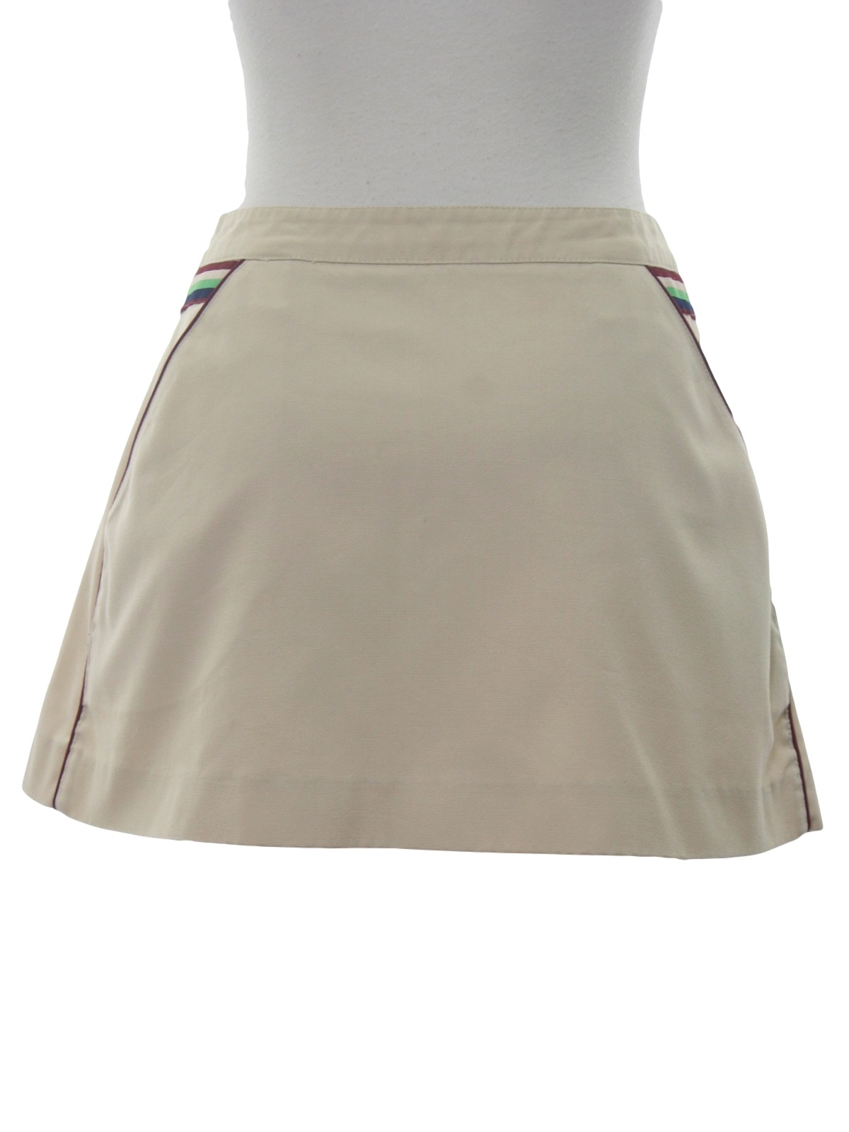 khaki skirt womens 80s