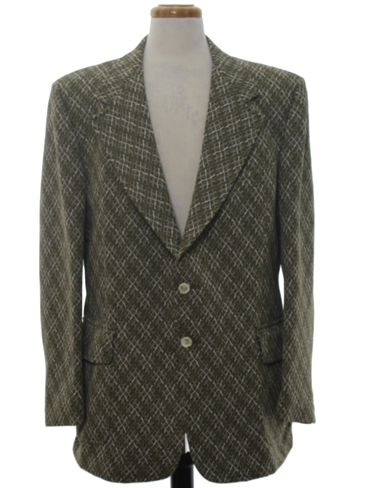 1970s Vintage Jacket: 70s -Rockingham Classics- Mens avocado and moss ...