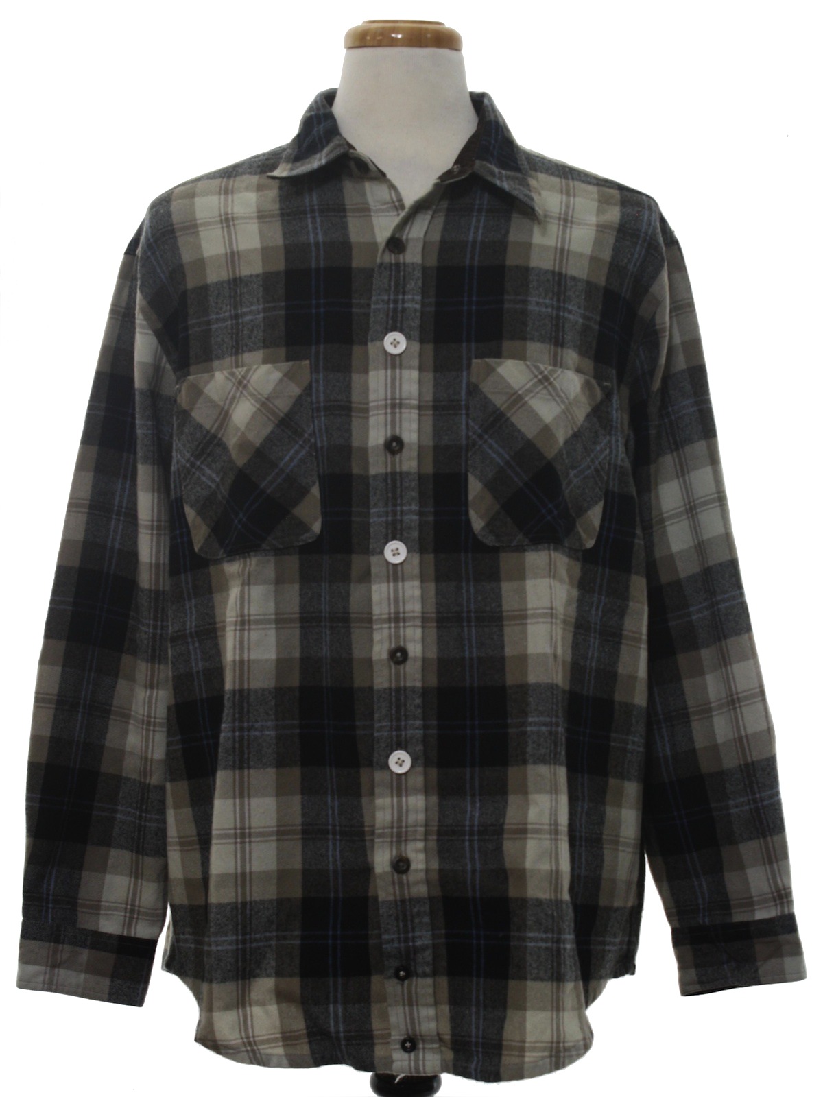 90's Vintage Shirt: 90s -High Sierra- Mens black background acrylic ...