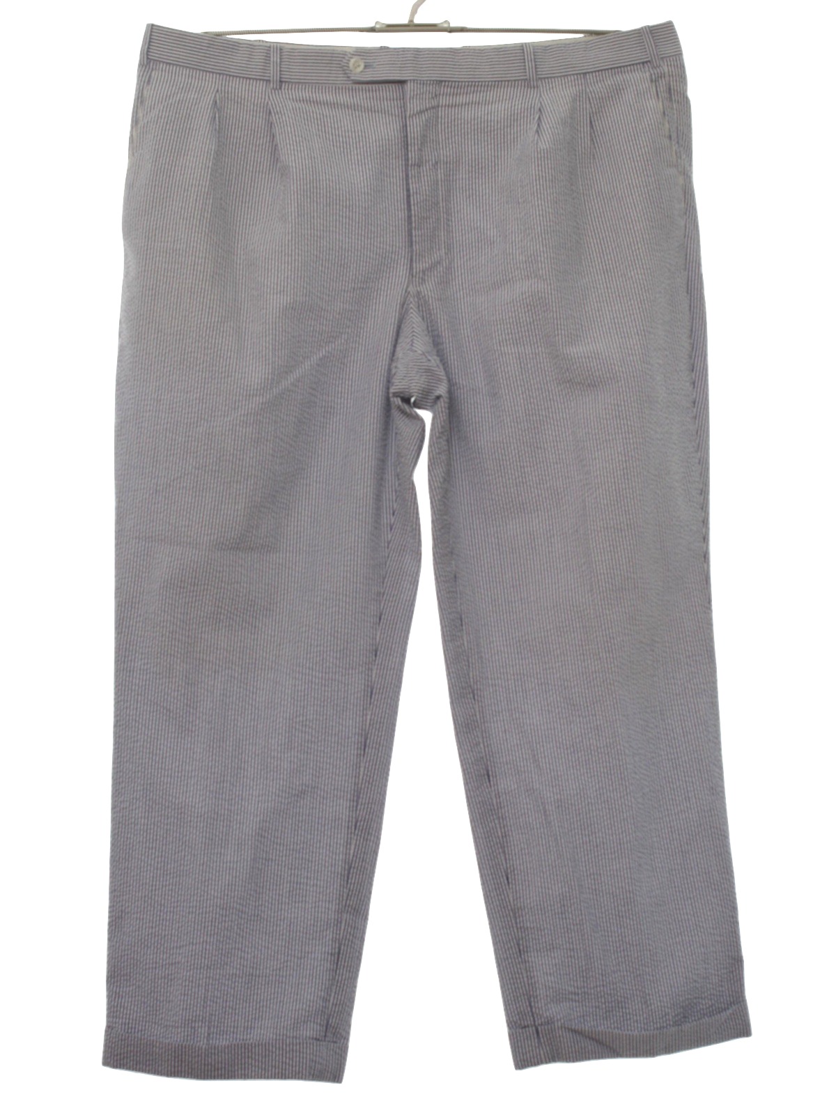 1980's Retro Pants: 80s -Reflections- Mens pale blue and white ...
