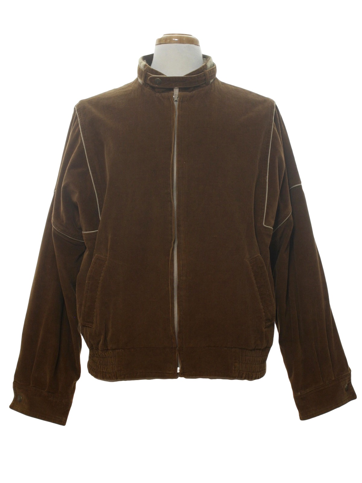 Retro 1980's Jacket (Current Seen) : 80s -Current Seen- Mens brown ...