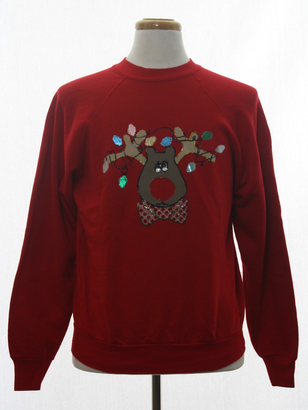 Puffy paint christmas sweatshirt sale