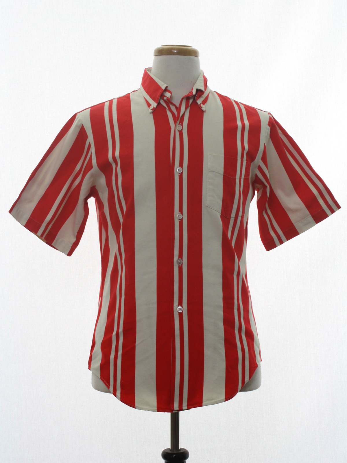 60s Vintage Sears Kings Road Shirt: 60s -Sears Kings Road- Mens white ...