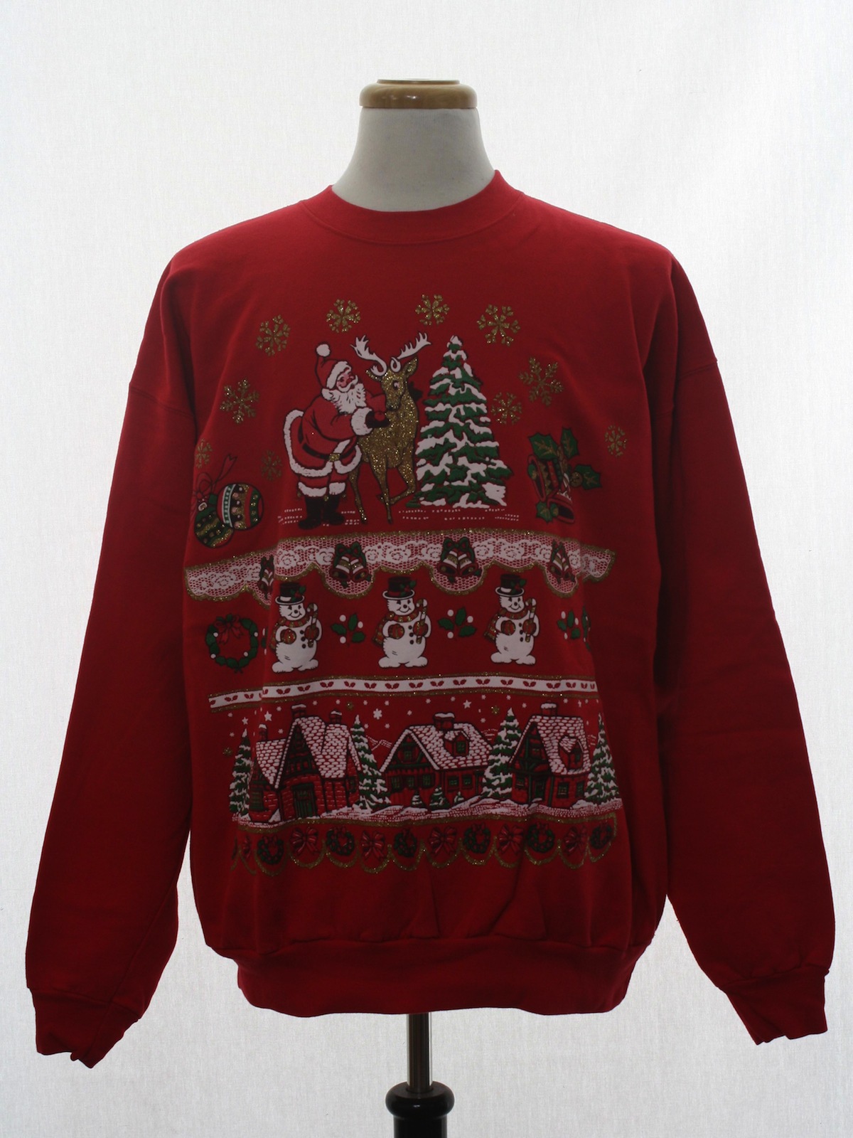 90's Vintage Vintage Ugly Christmas Sweatshirt: 90s authentic vintage ...