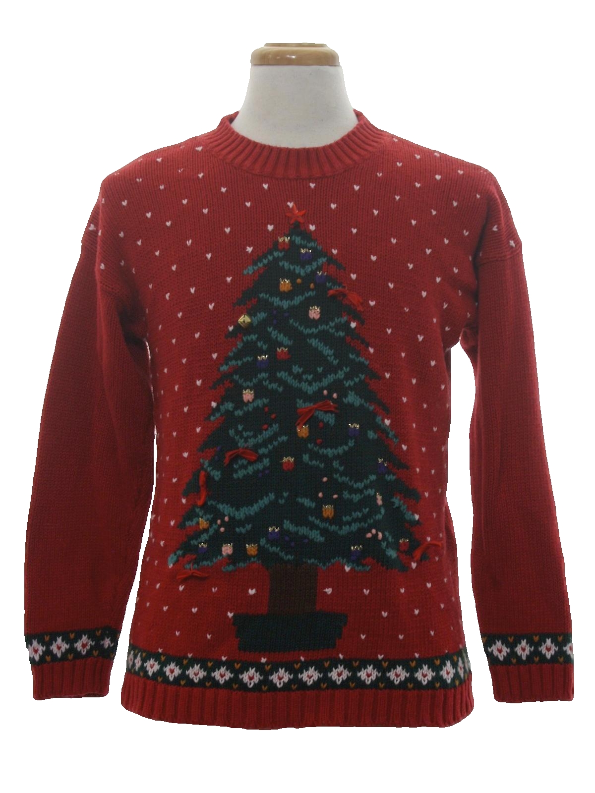 Ugly Christmas Sweater: retro look -Lauren Rogers Collectibles- Unisex ...