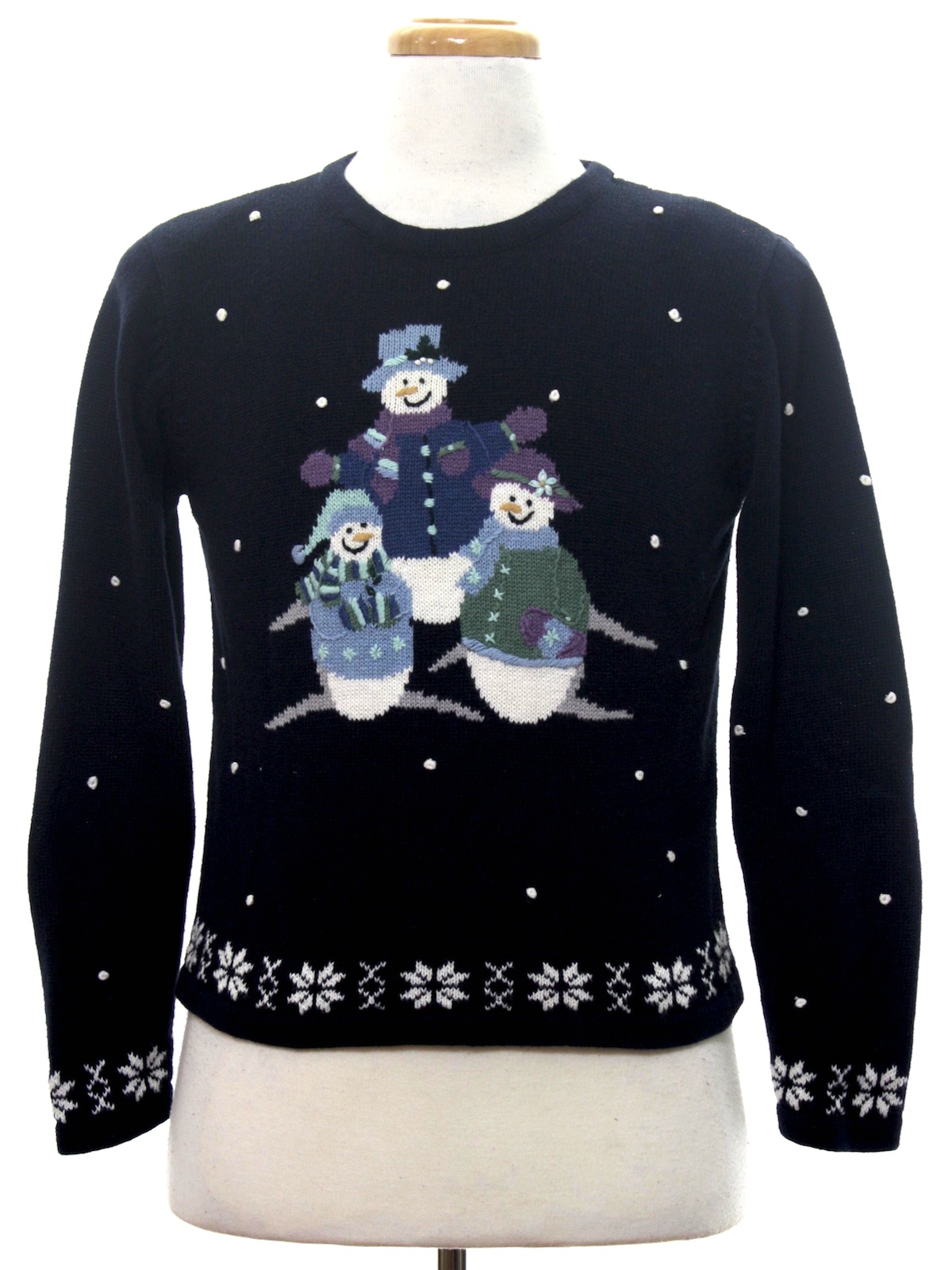 Womens Ugly Christmas Sweater Christopher and Banks Petite