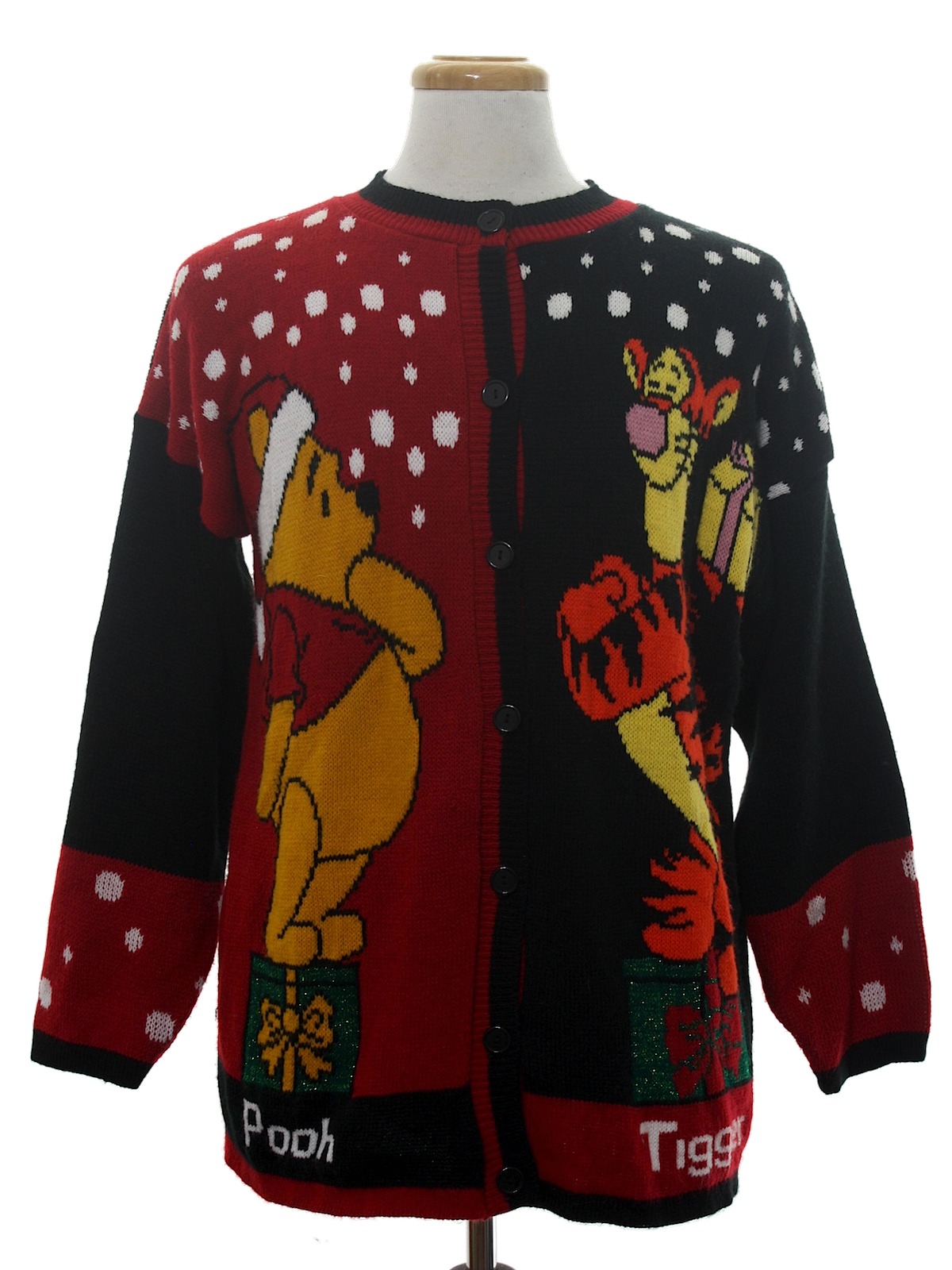 winnie the pooh ugly christmas sweater