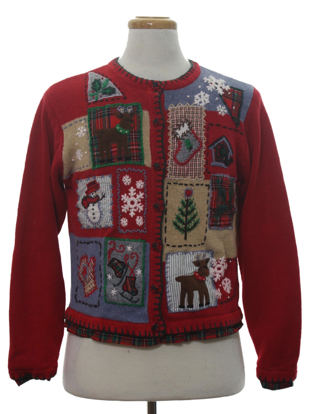 Womens Country Kitsch Ugly Christmas Sweater: -Victoria Jones Petites ...