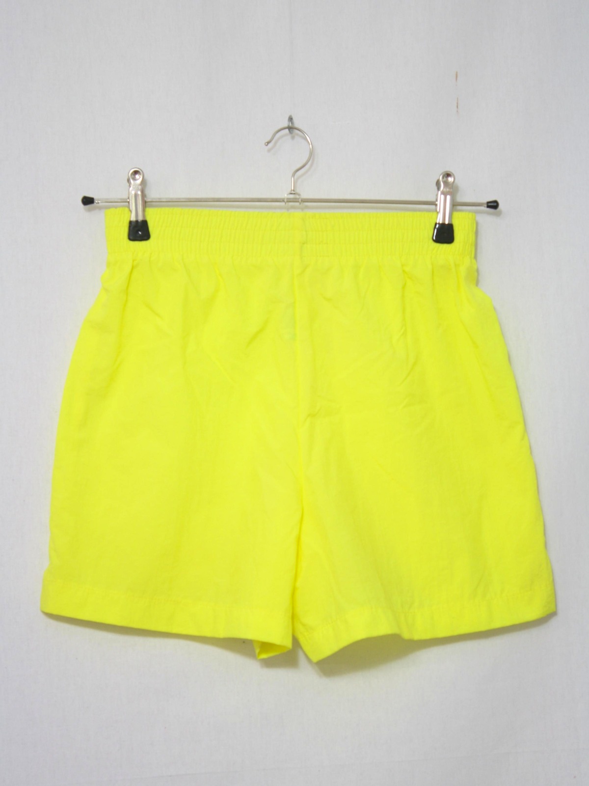 80s Retro Shorts: 80s -Pacific Connections- Unisex neon yellow ...