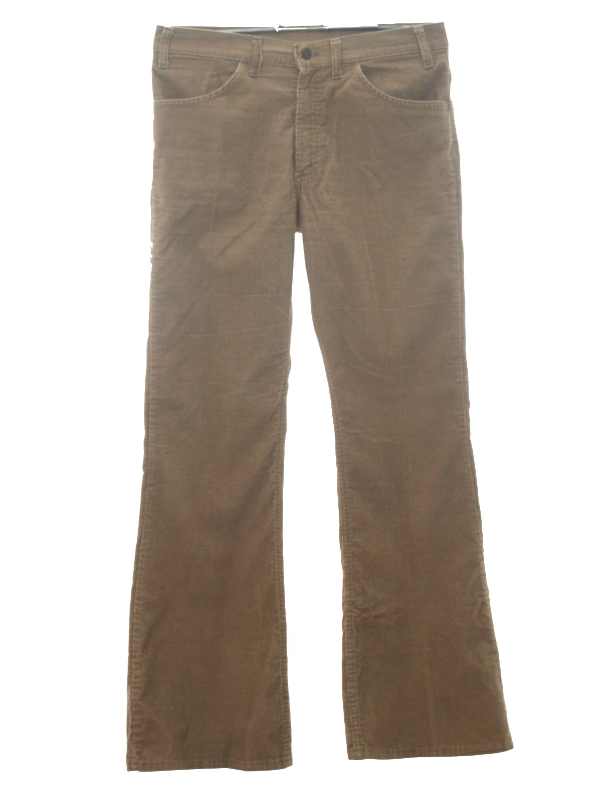 Levis 1970s Vintage Bellbottom Pants: 70s -Levis- Mens tan cotton and ...