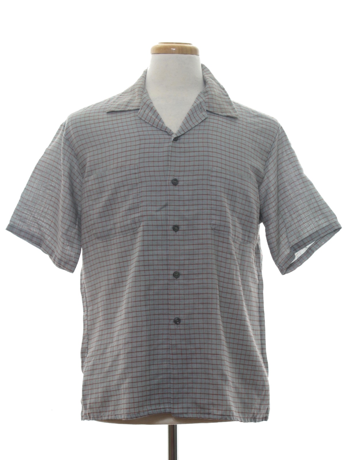 McGregor 1960s Vintage Shirt: 60s -McGregor- Mens grey background ...
