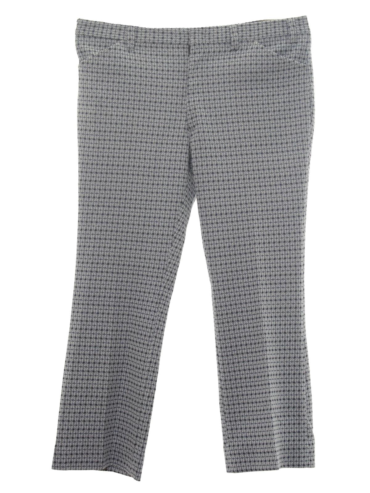 flared checkered pants