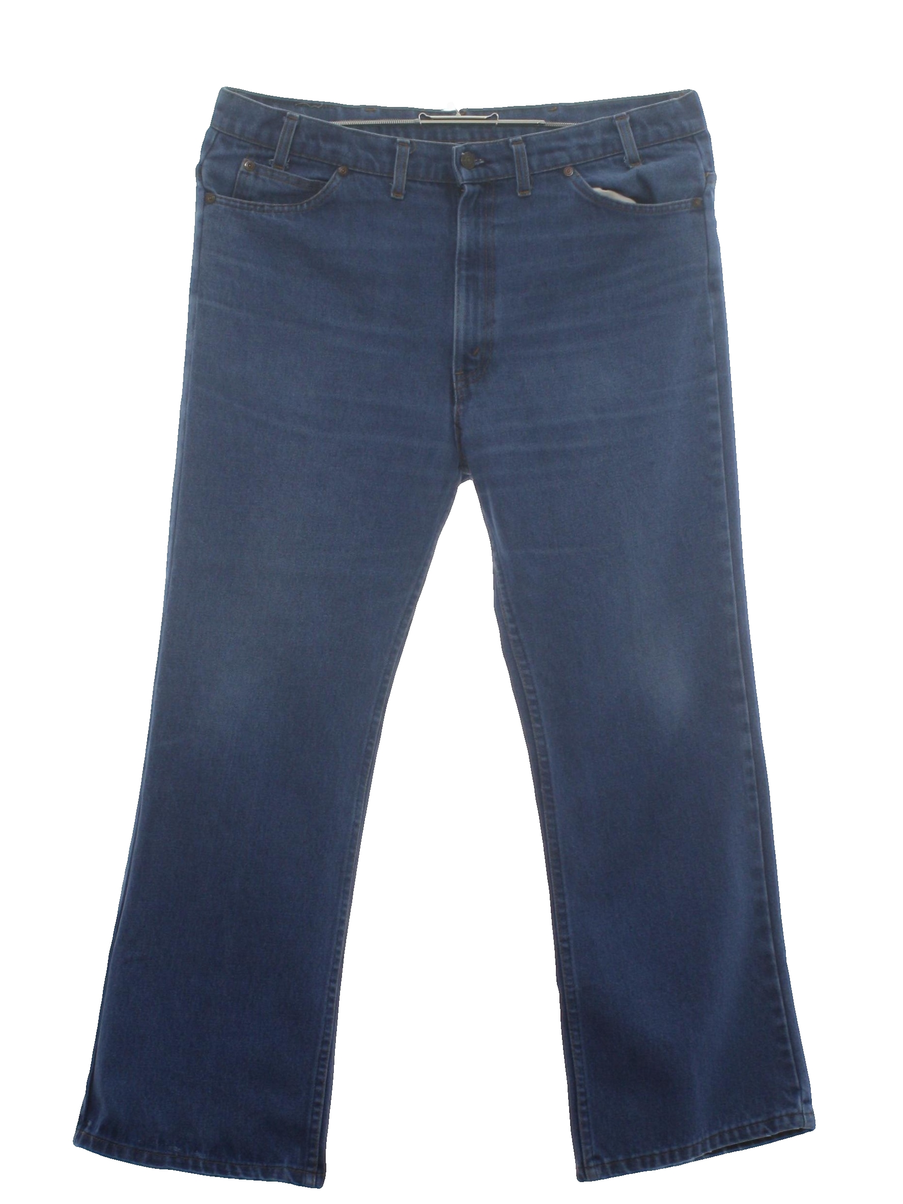 Retro Seventies Flared Pants / Flares: 70s -Plain Pockets- Mens faded ...