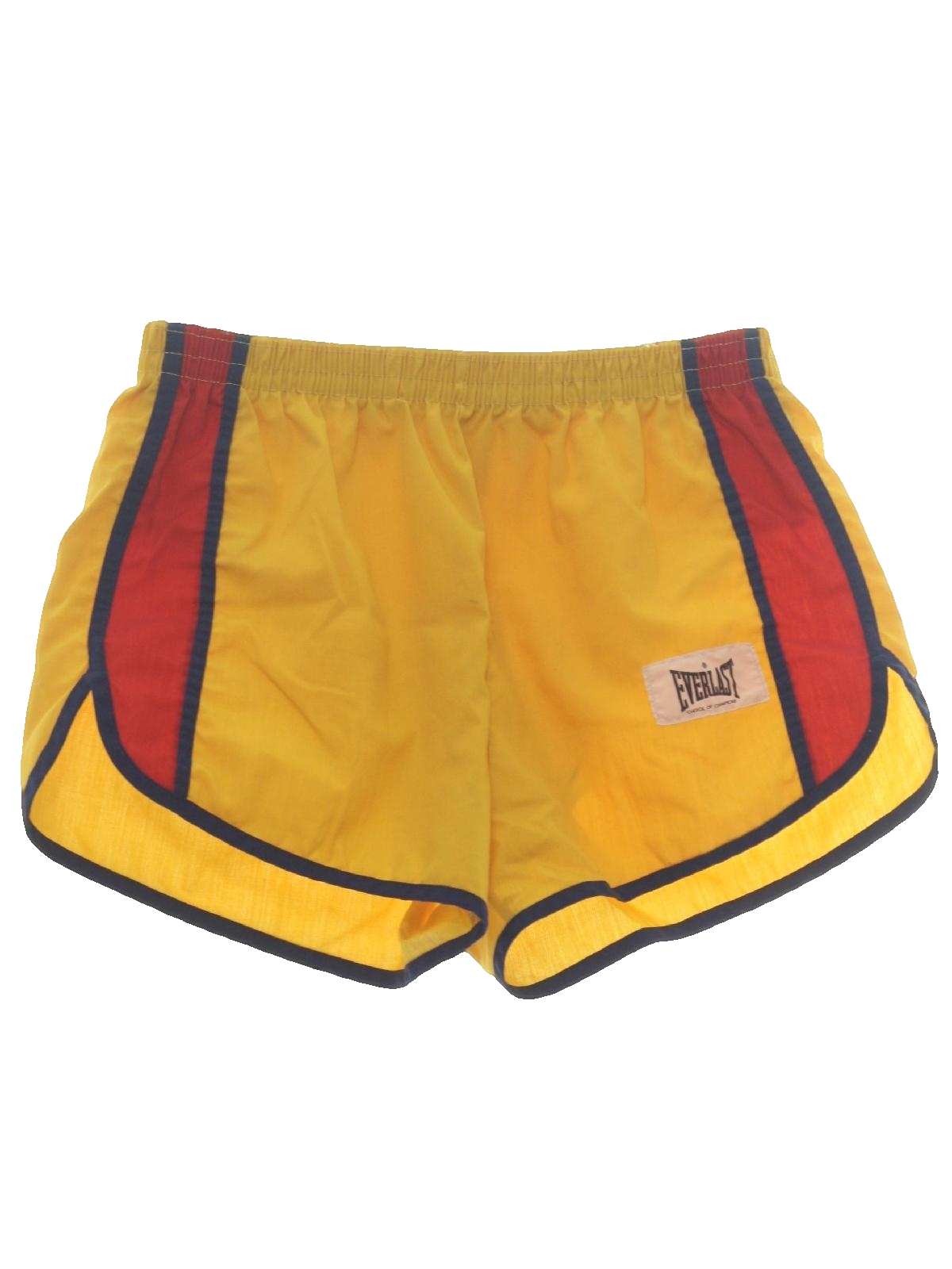70's Everlast Shorts: 70s -Everlast- Mens gold, red and navy blue ...