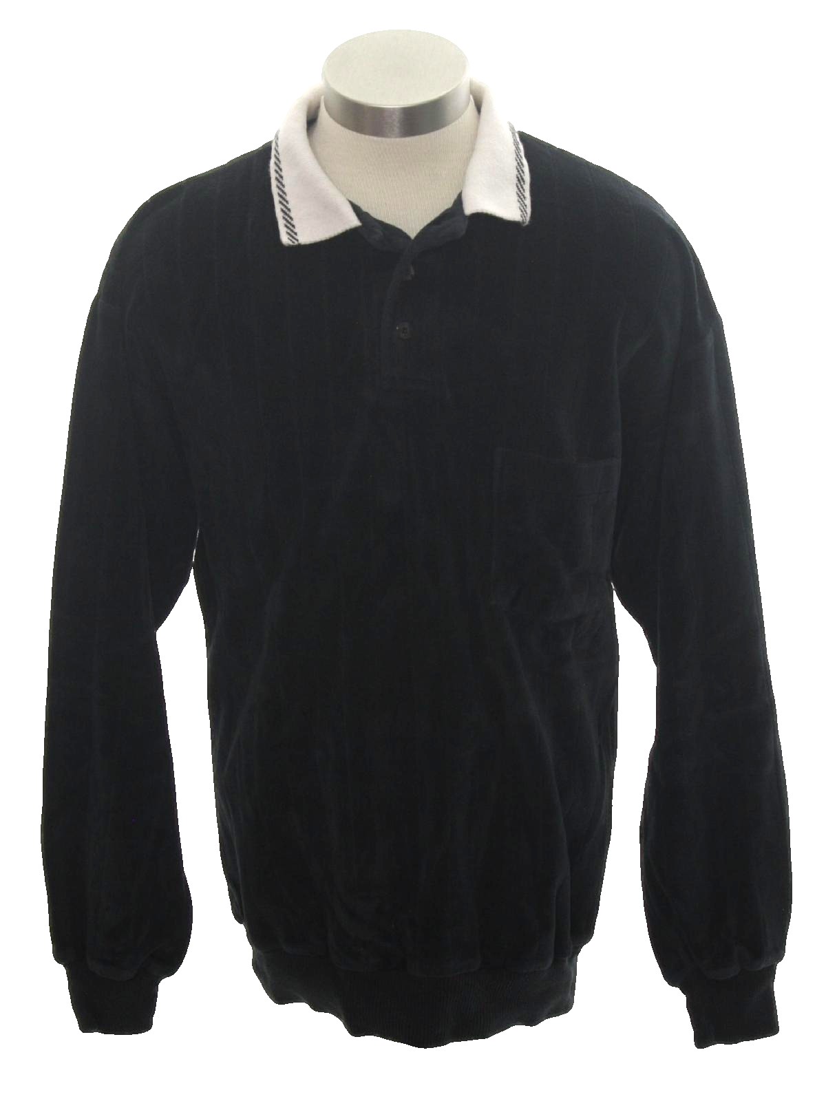 Vintage Knightsbridge Eighties Velour Shirt: 80s -Knightsbridge- Mens ...