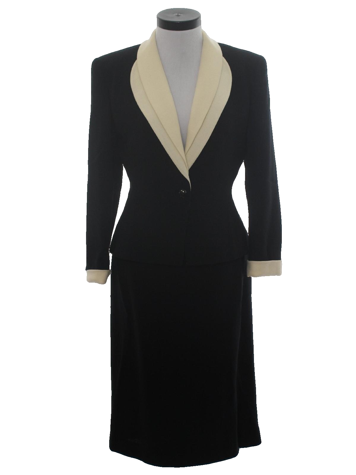 Eighties Suit: 80s -Adolph Schuman for Lilli Ann, designer- Womens 2 ...