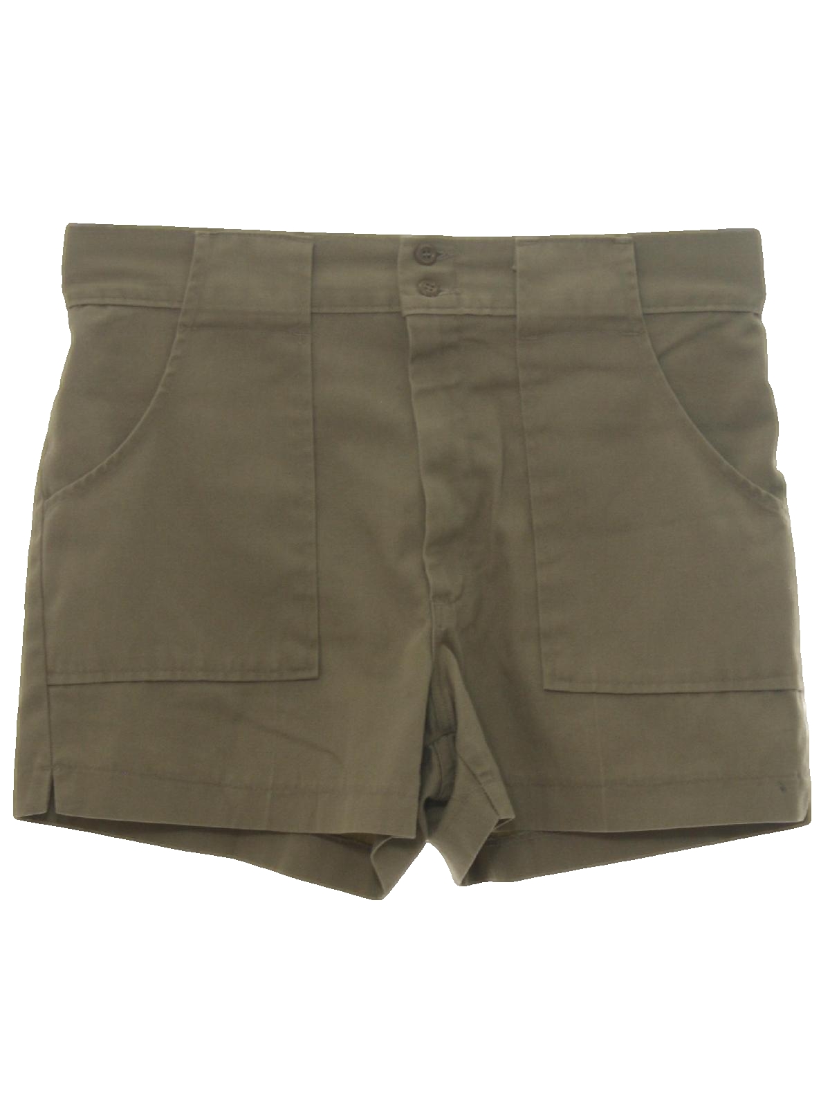 Eighties Vintage Shorts 80s Woolrich Womens tan background
