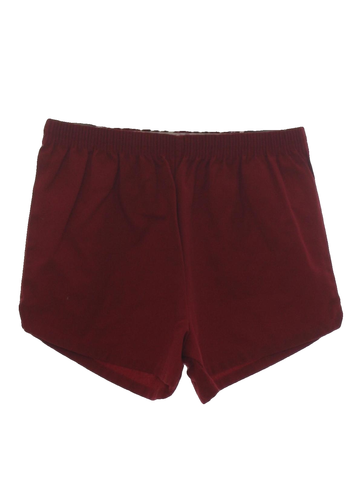 Eighties Vintage Shorts: 80s -Augusta- Mens red background polyester ...