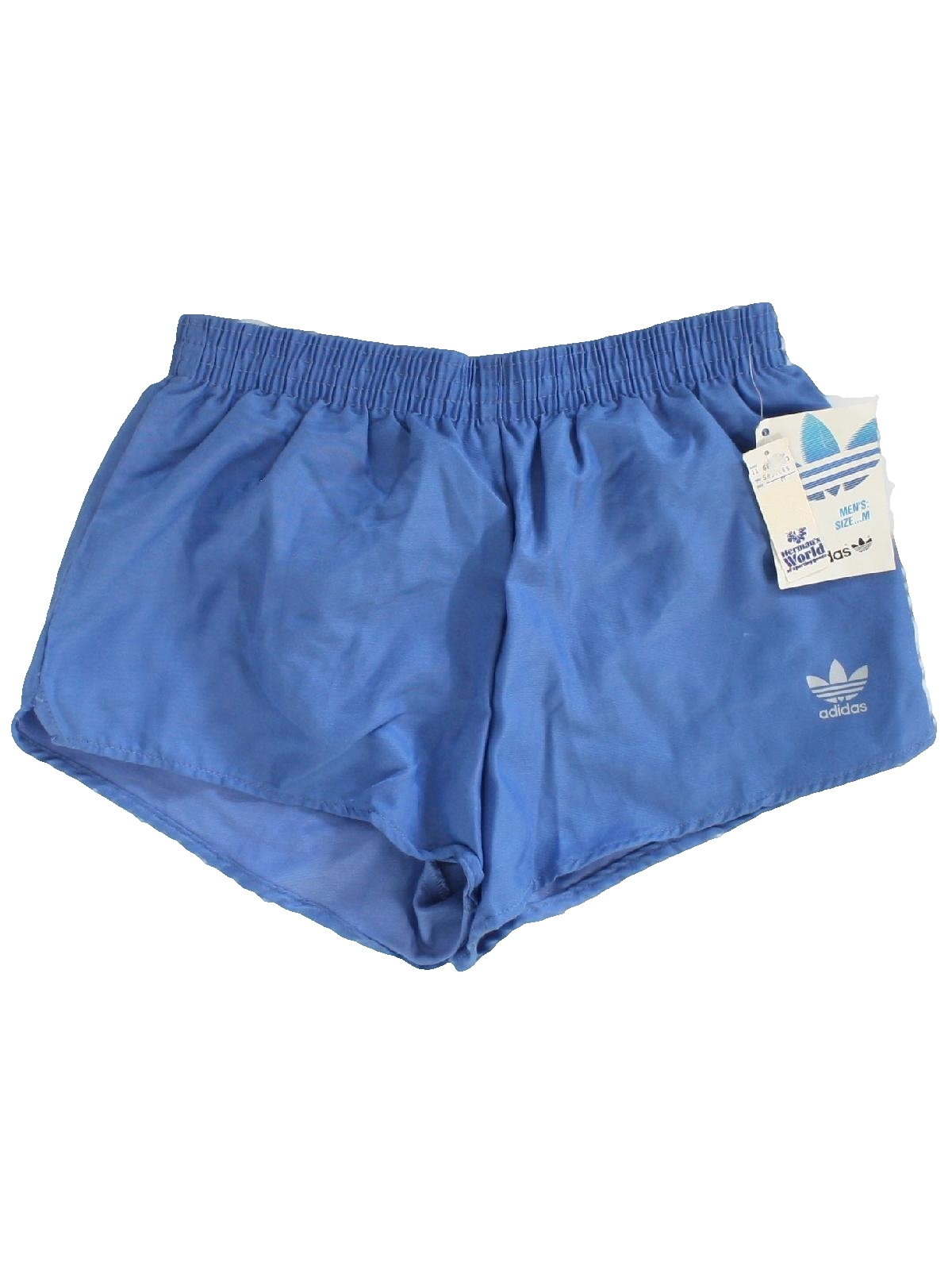 1980s Vintage Shorts: 80s -Adidas- Mens powder blue background ...